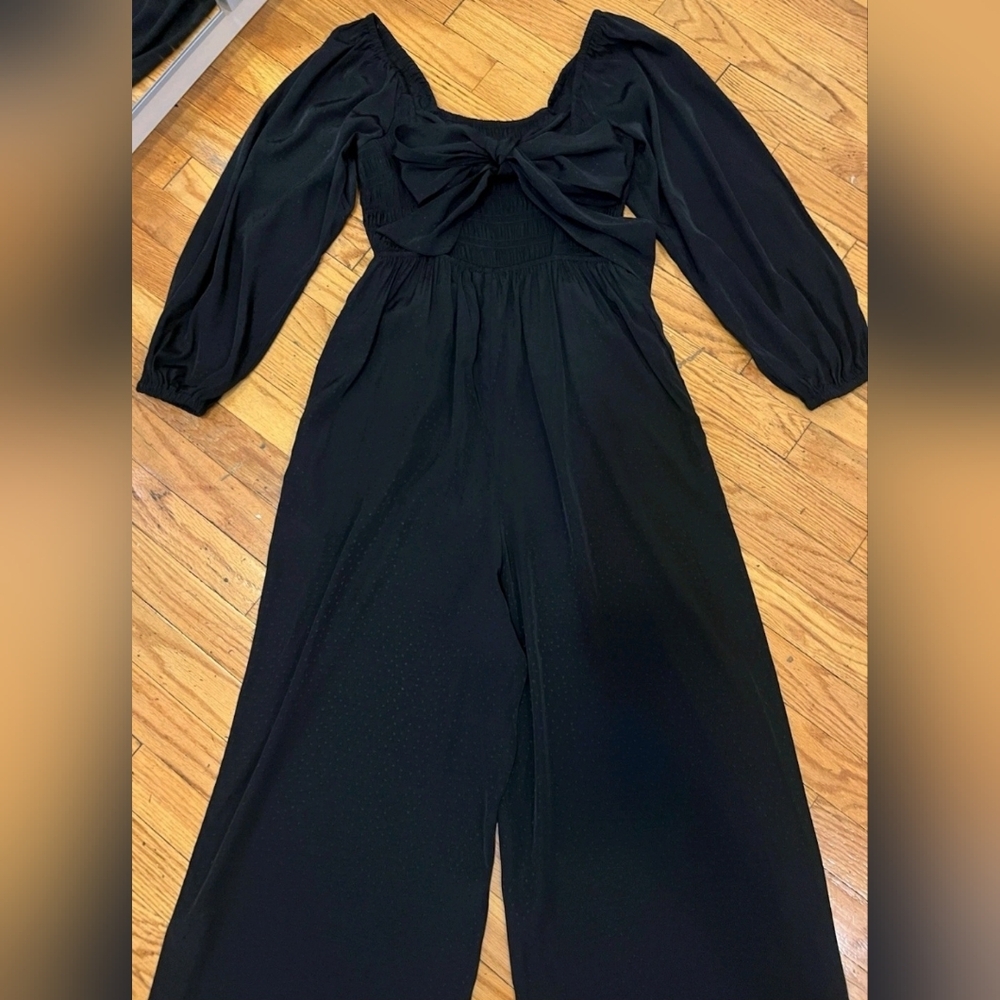 Madewell Elegant Black Long Sleeve Jumpsuit - Picture 5 of 13